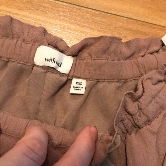 Wilfred montrouge short sz xxs in tan - Picture 3 of 5